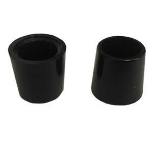 Iron Ferrule 0,370" Parallel Black Plain 12mm long